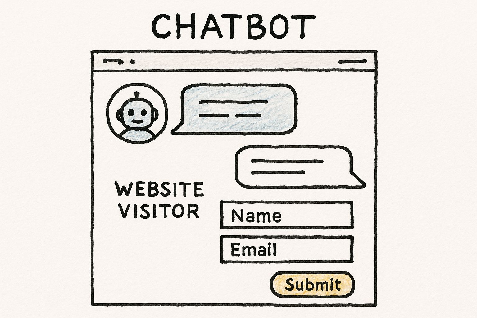 Infographic about lead generation chatbot